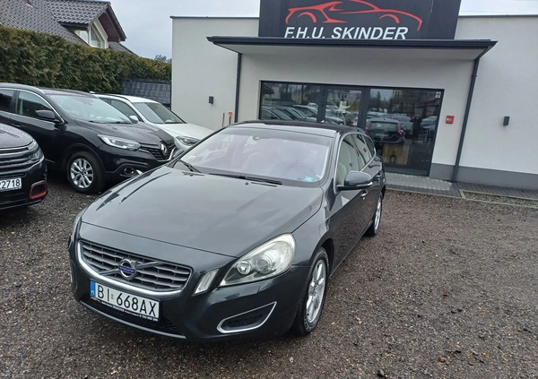 Volvo V60 cena 30999 przebieg: 215000, rok produkcji 2011 z Sieradz małe 121